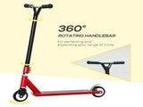 Stunt Scooter, 360&deg Entry Level Tricks Scooter w/ Lightweight Aluminium Deck and ABEC 7 Bearing, T3398P349445