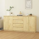 Side Cabinets 3 pcs Solid Pinewood 3094812