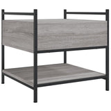 Coffee Table Grey Sonoma 50x50x50 cm Engineered Wood 833968