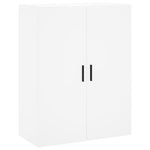Highboard White 69.5x34x180 cm Engineered Wood 3198161
