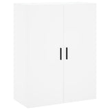 Highboard White 69.5x34x180 cm Engineered Wood 3198161