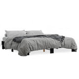 Bed Frame without Mattress Black 200x200 cm 3280217