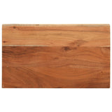 Table Top 50x40x2.5 cm Rectangular Solid Wood Acacia 370903