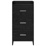 Sideboard Black Oak 40 x 36 x 80 cm Engineered Wood 8011060