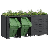 Wheelie Bin Storage for 4 Bins Anthracite 272 x 77.5 x 121.5 cm 3394745