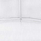 Greenhouse White Polyethylene mesh fabric and galvanised steel 45752