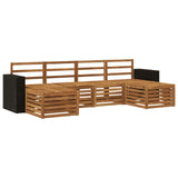 Sofa Sets 6 pcs Natural Solid Acacia Wood 3384690