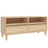 TV Cabinet Sonoma Oak 100x34.5x44.5 cm Engineered Wood 831896
