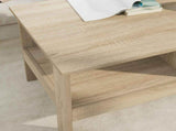 Coffee Table Sonoma Oak 90 x 50 x 45 cm Engineered Wood 8000254