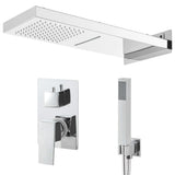Shower System Stainless Steel 201 Silver 147725