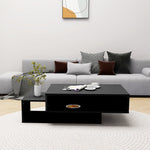 Coffee Table Black 105x55x32 cm Engineered Wood 808523