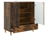 Sideboard Smoked Oak 66 x 34.5 x 95 cm Engineered Wood 894670