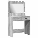 Dressing Table Grey Sonoma 78.5 x 41 x 135 cm Engineered Wood 865033