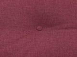 Back Pillow Wine Red 180 x 24 x 50 cm Fabric 42014560