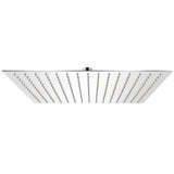 Rain Shower Head Stainless Steel 40x40 cm Square 142162