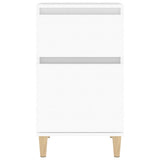 Bedside Cabinet White 40x35x70 cm 819692
