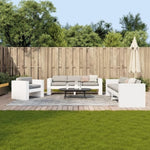 ZNTS 2 Piece Garden Lounge Set White Solid Wood Pine 3216901