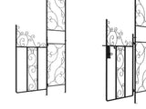 Outdoor Garden with Double Gates, Metal Garden Arbor for Climbing Plants, Roses, Vines, Wedding T3398P318831