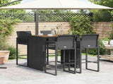 Garden Bar Set Black 3328886