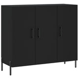Sideboard Black 90x34x80 cm Engineered Wood 828117