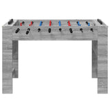 Foosball Table Grey Sonoma 125 x 60.5 x 80 cm Engineered Wood 858889