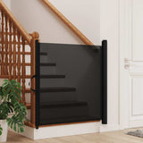 Retractable Pet Gate Black 82.5x125 cm 4004131