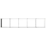 Raised Garden Bed Grey 400 x 80 x 55 cm cold-rolled steel 8006431