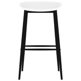 ZNTS Bar Chairs 2 pcs White 248156