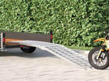Motorcycle Ramp 680 kg Silver 680 kg Aluminium 42021090