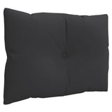 Pallet Cushions 3 pcs Black Fabric 360864