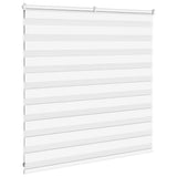 Zebra Blind White 145x100 cm Fabric Width 140.9 cm Polyester 4014738