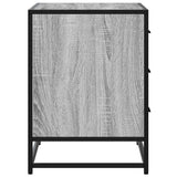 Drawer Cabinet Grey Sonoma 70x41x56 cm Engineered Wood 849077