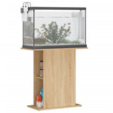 Aquarium Stand Sonoma Oak 75x36x72.5 cm Engineered Wood 833650