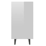 Sideboard High Gloss White 103.5x35x70 cm Engineered Wood 806046