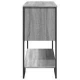 Console Table Grey Sonoma 100x35x74.5 cm Engineered Wood 848537