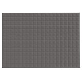 Weighted Blanket Grey 138x200 cm Single 6 kg Fabric 350772