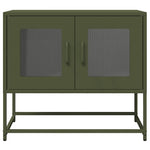 ZNTS TV Cabinet Olive Green 68x39x60.5 cm Cold-rolled Steel 853336