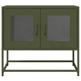 ZNTS TV Cabinet Olive Green 68x39x60.5 cm Cold-rolled Steel 853336