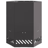 Smokeless Fire Pit Black 38 x 38 x 51 cm Steel 858984