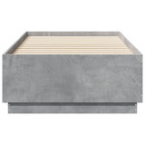 Bed Frame without Mattress Concrete Grey 90x190 cm Single 3209754