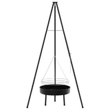 Campfire Tripod 3 pcs Black Steel 42010332