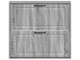 Wall-Mounted Shoe Cabinet UTRECHT 71 x 17 x 86 cm Grey Sonoma 897741