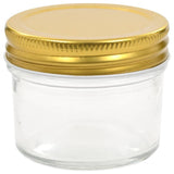 Glass Jam Jars with Gold Lid 48 pcs 110 ml 50796