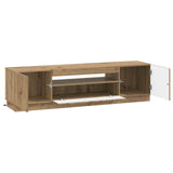 LED TV Cabinet Artisan Oak Engineered Wood 897354