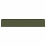 ZNTS Planter Olive Green 280x40x40 cm Cold-rolled Steel 860692