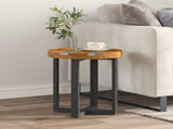 Coffee Table Brown 40 x 40 x 45 cm Solid Teak Wood 42015921