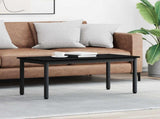 Coffee Table Black Oak 100 x 50 x 45 cm Engineered Wood 892572