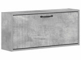 Wall-Mounted Shoe Cabinet HAARLEM 71 x 17 x 43 cm Concrete Grey 896848