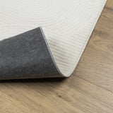 Rug IZA Short Pile Scandinavian Look Cream 160x230 cm 375442