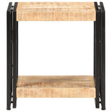 Side Table 40x30x40 cm Rough Mango Wood 320682
